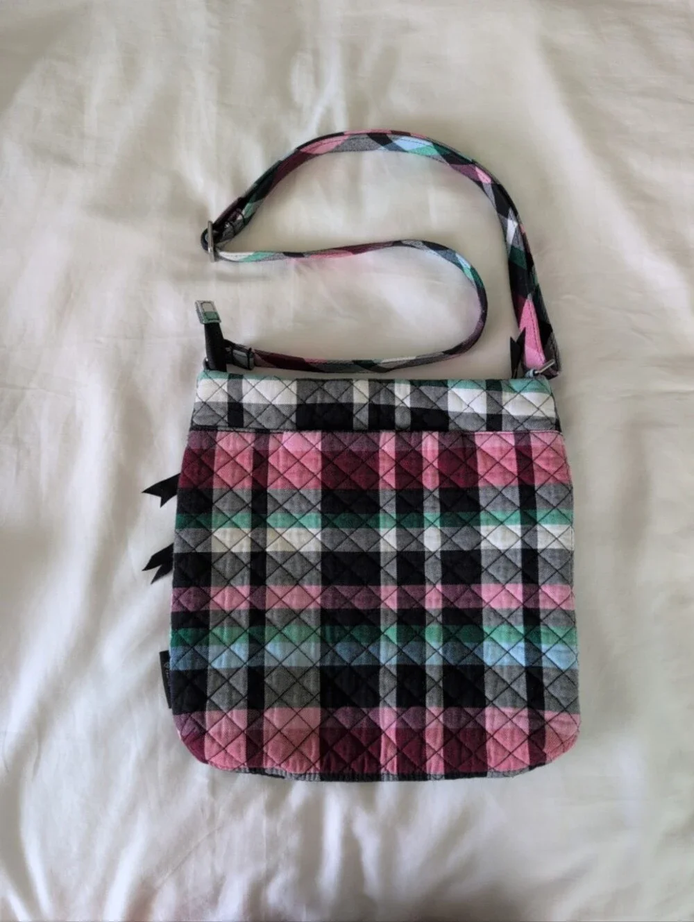 Vera Bradley Crossbody -- Plaid Print